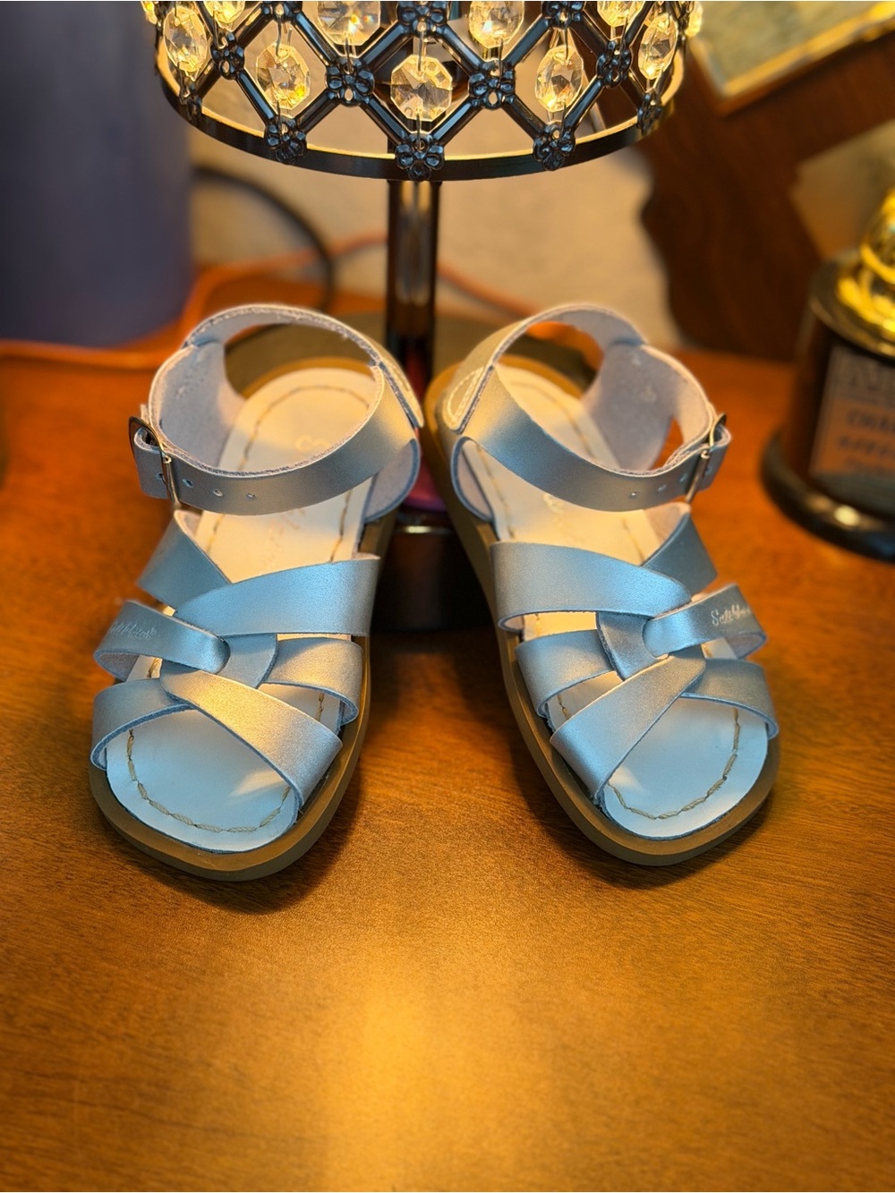 Salt Water Strappy Sandals with Buckle Closure